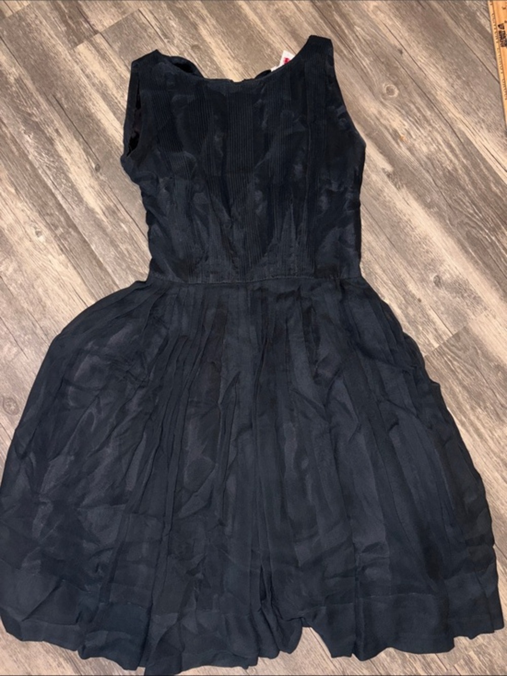 VINTAGE 1960s Spector & shanler woman’s black dress - size 4